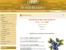 Tablet Screenshot of borovany.cz